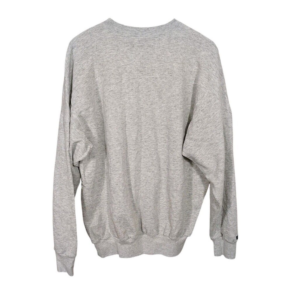 Jansport Unisex Vintage 90s Graphic Sweatshirt L Gray Collegiate Logo Streetwear - Picture 3 of 9